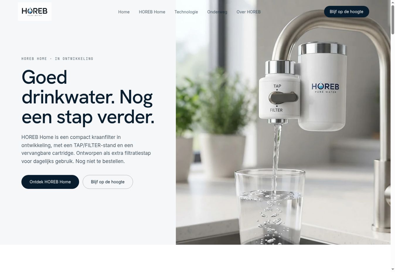 Websitepreview van Horeb